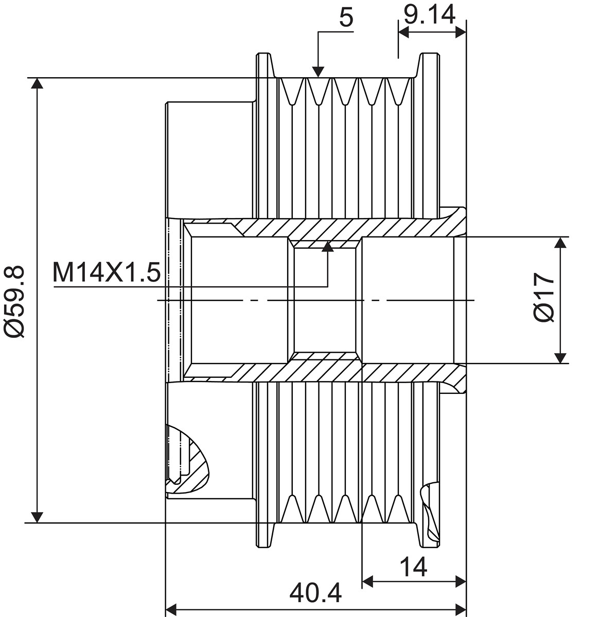 DISPOSITIVO RUOTA LIBERA ALTERNATORE